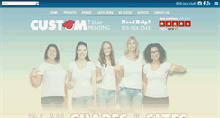 Desktop Screenshot of customtshirtprinting.com