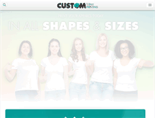 Tablet Screenshot of customtshirtprinting.com